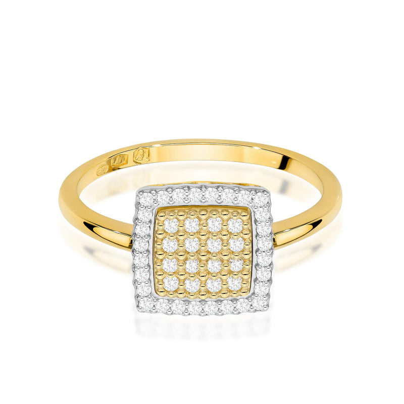 Inel Aur 14K cu Diamante Naturale 0.27 ct, imaginea 2 din 12