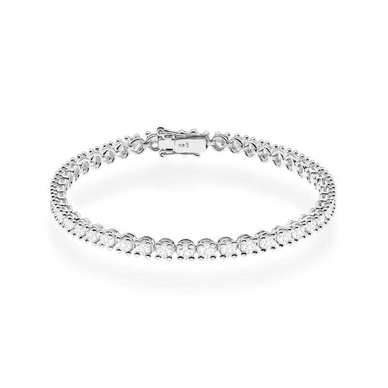 Bratara Aur 14K cu Diamante de Laborator 4.40 ct, imaginea 4 din 6