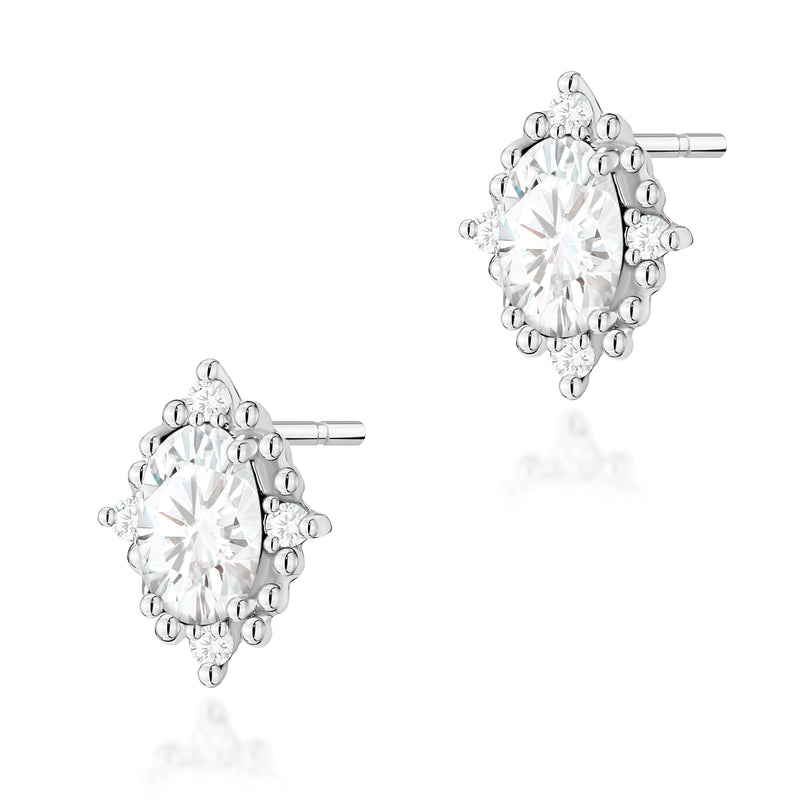 Cercei Aur 14K cu Diamante de Laborator 0.29 ct, imaginea 5 din 6