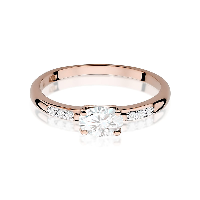Inel Aur 14K cu Diamante de Laborator 0.43 ct, imaginea 6 din 12