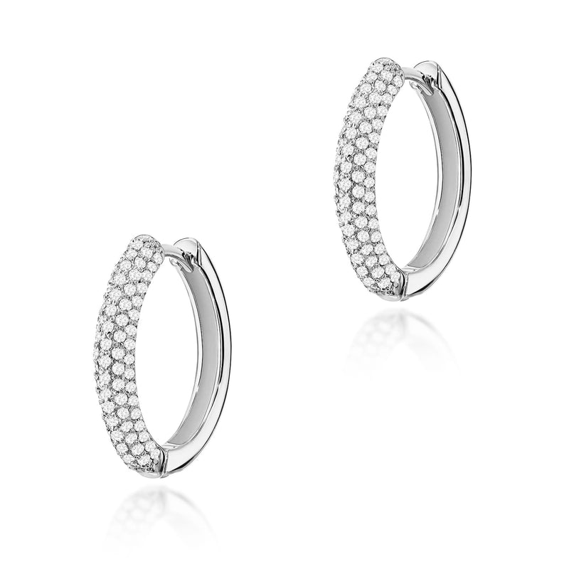 Cercei Aur 14K cu Diamante de Laborator 0.83 ct, imaginea 5 din 6
