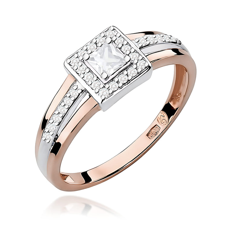 Inel Aur 14K cu Diamante de Laborator 0.29 ct, imaginea 5 din 12