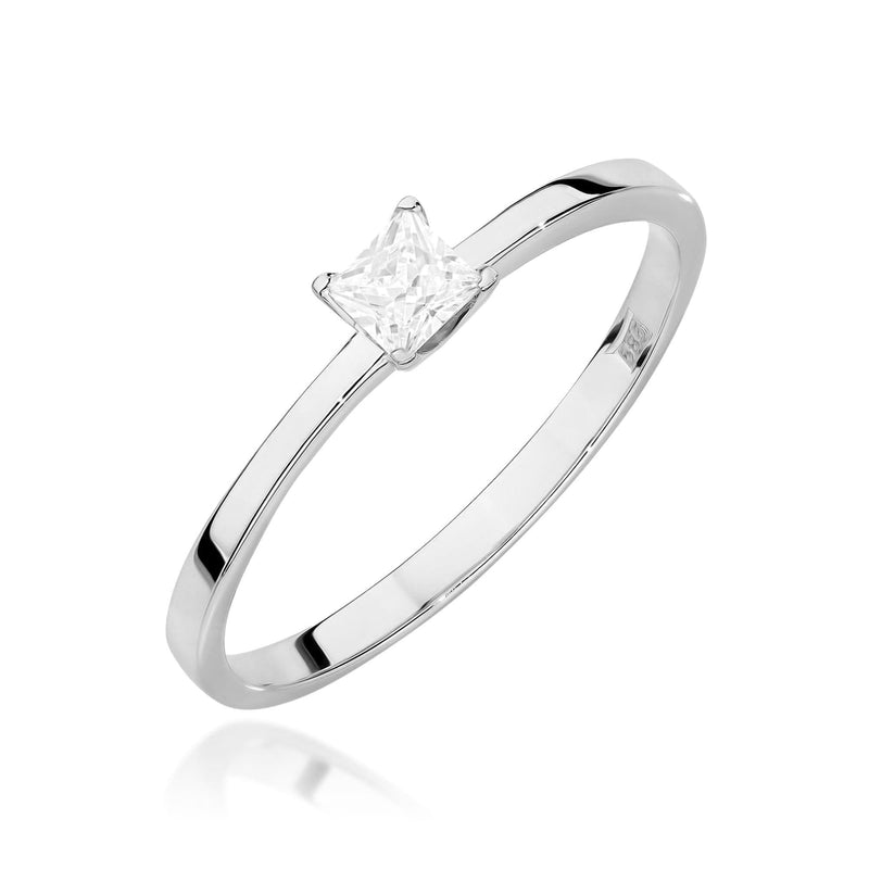 Inel Aur 14K cu Diamant de Laborator 0.15 ct, imaginea 9 din 12