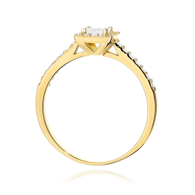 Inel Aur 14K cu Diamante de Laborator 0.50 ct, imaginea 3 din 12