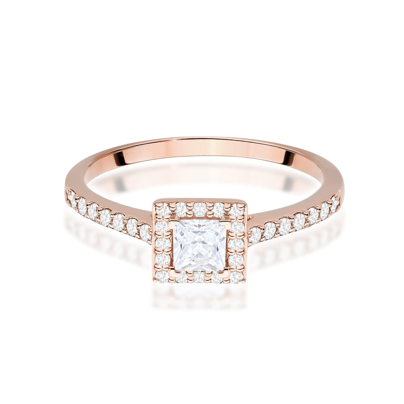 Inel Aur 14K cu Diamante de Laborator 0.50 ct, imaginea 6 din 12