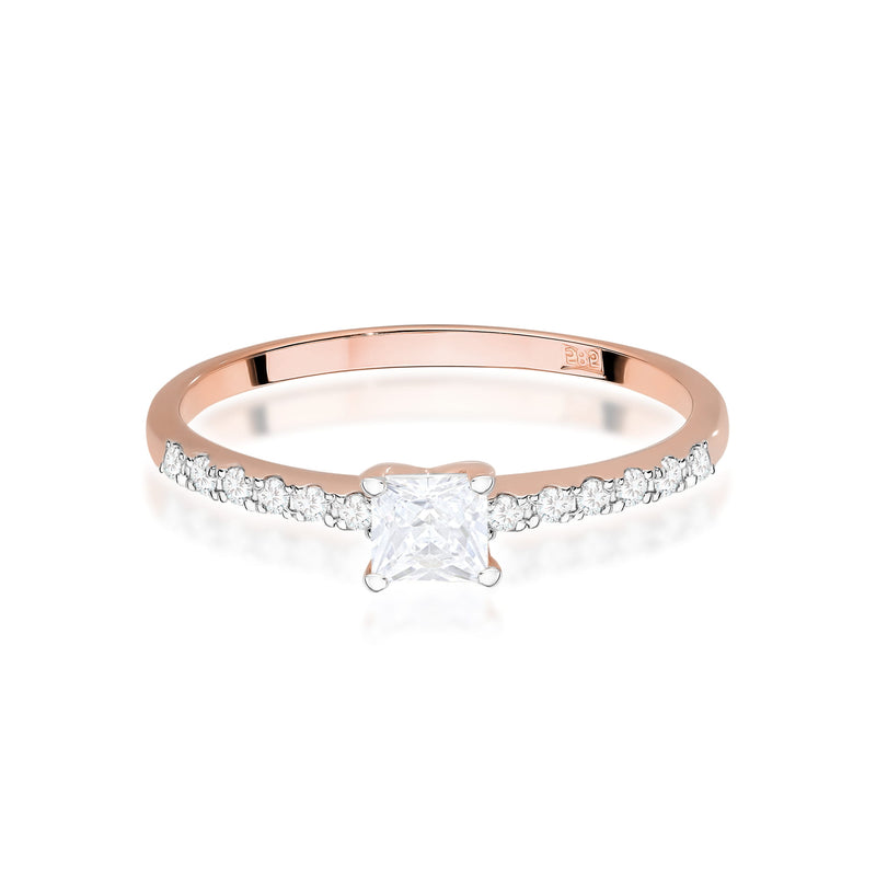 Inel Aur 14K cu Diamante de Laborator 0.40 ct, imaginea 6 din 12