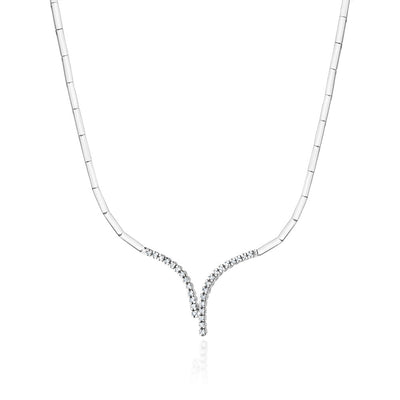 Colier Aur 14K cu Diamante Naturale 0.29 ct