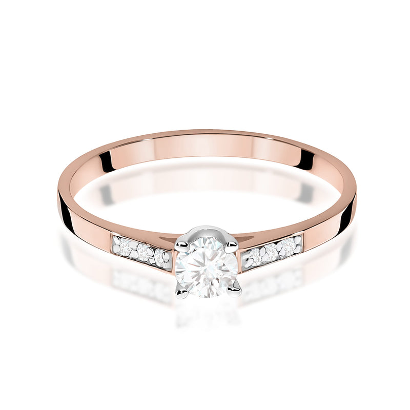Inel Aur 14K cu Diamante de Laborator 0.21 ct, imaginea 6 din 12