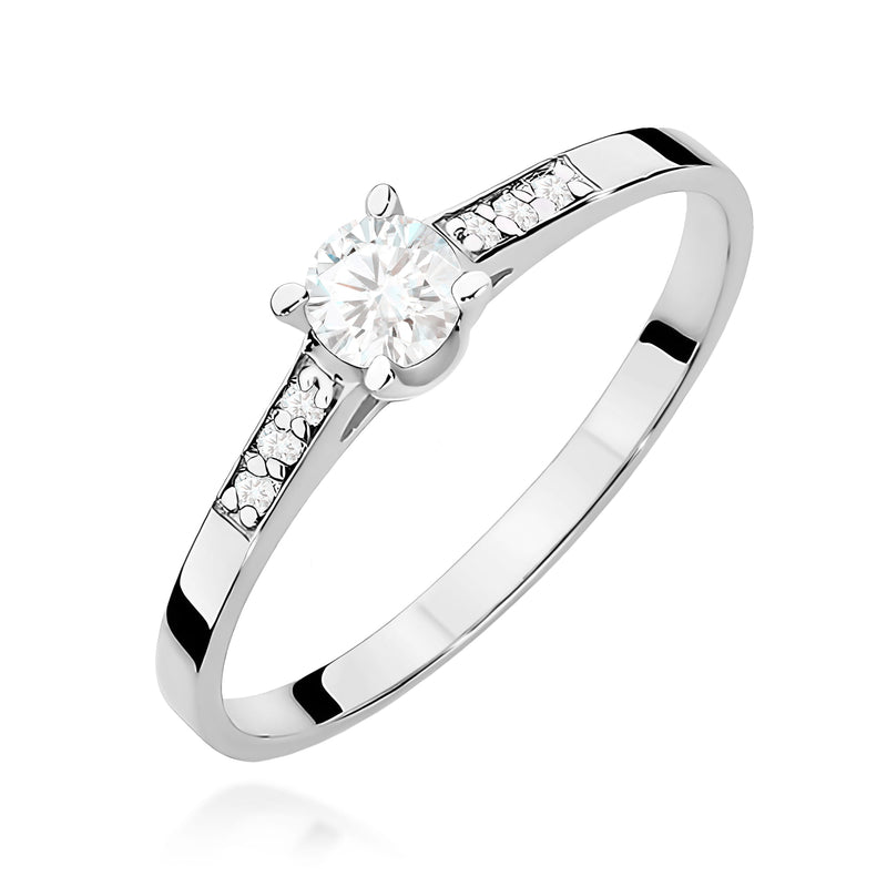Inel Aur 14K cu Diamante de Laborator 0.21 ct, imaginea 9 din 12