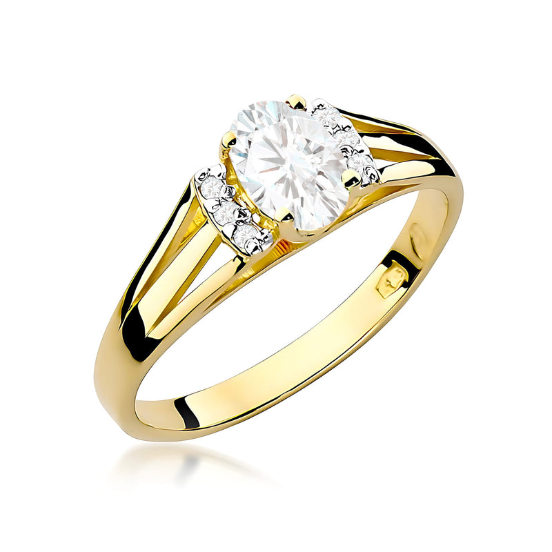 Inel Aur 14K cu Diamante de Laborator 0.45 ct — Aur galben