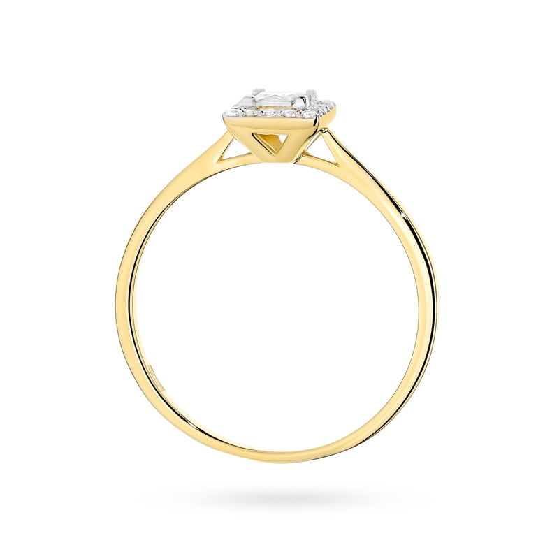 Inel Aur 14K cu Diamante de Laborator 0.23 ct, imaginea 3 din 12