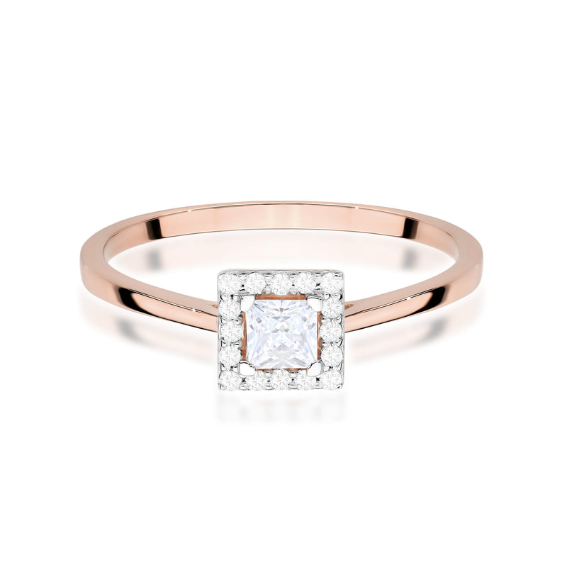 Inel Aur 14K cu Diamante de Laborator 0.23 ct, imaginea 6 din 12