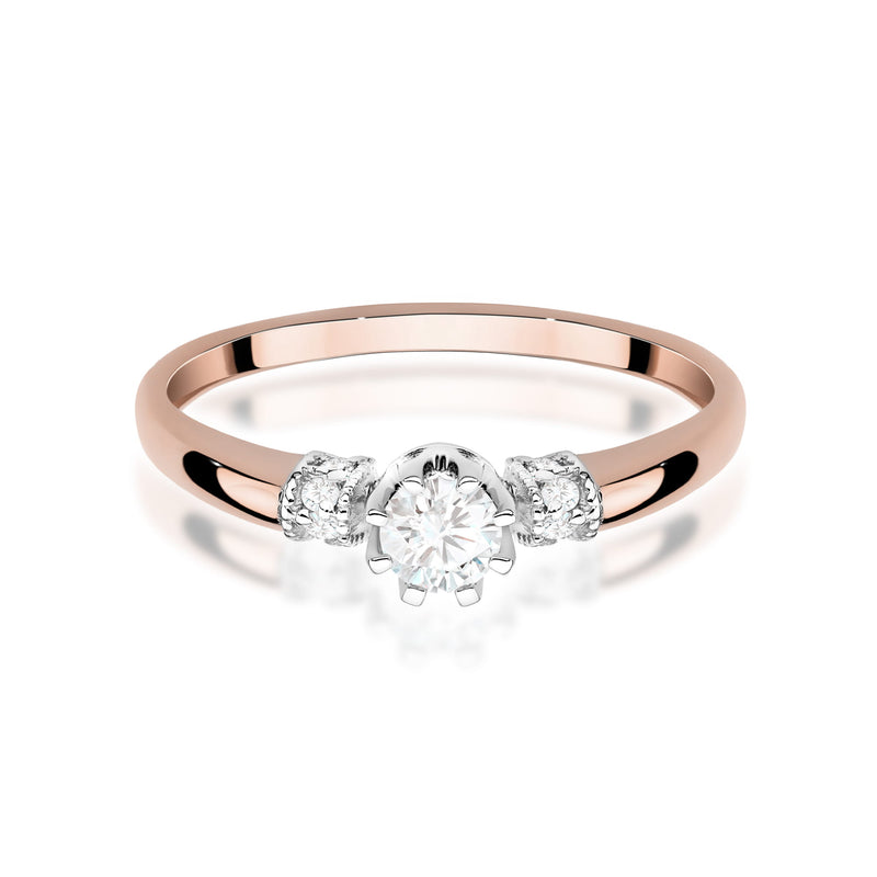 Inel Aur 14K cu Diamante de Laborator 0.32 ct, imaginea 6 din 12