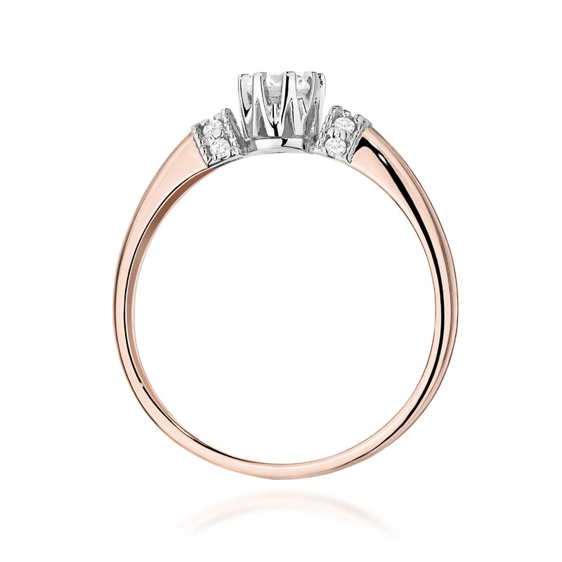 Inel Aur 14K cu Diamante de Laborator 0.32 ct, imaginea 7 din 12