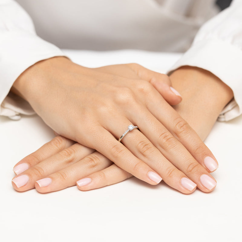 Inel Aur 14K cu Diamante de Laborator 0.32 ct, imaginea 12 din 12
