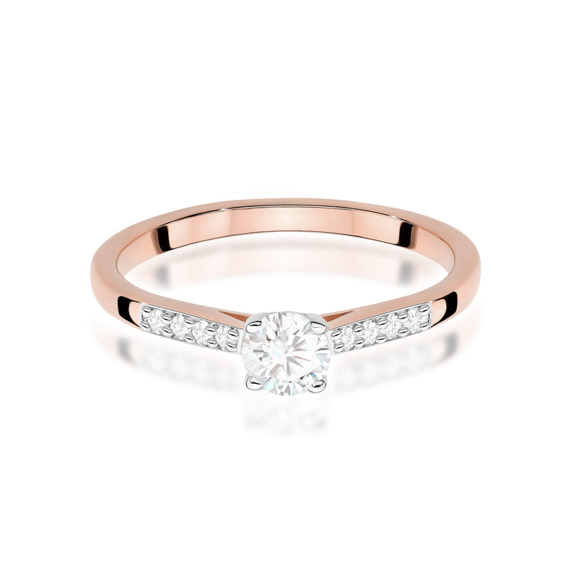Inel Aur 14K cu Diamante de Laborator 0.32 ct, imaginea 6 din 12