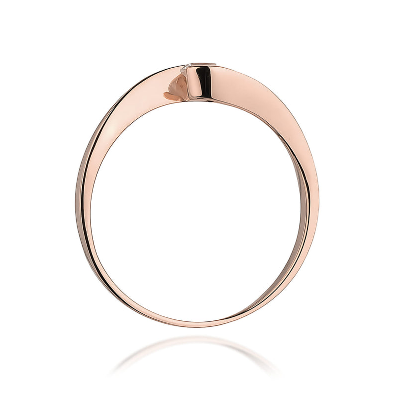 Inel Aur 14K cu Diamant de Laborator 0.13 ct, imaginea 7 din 12