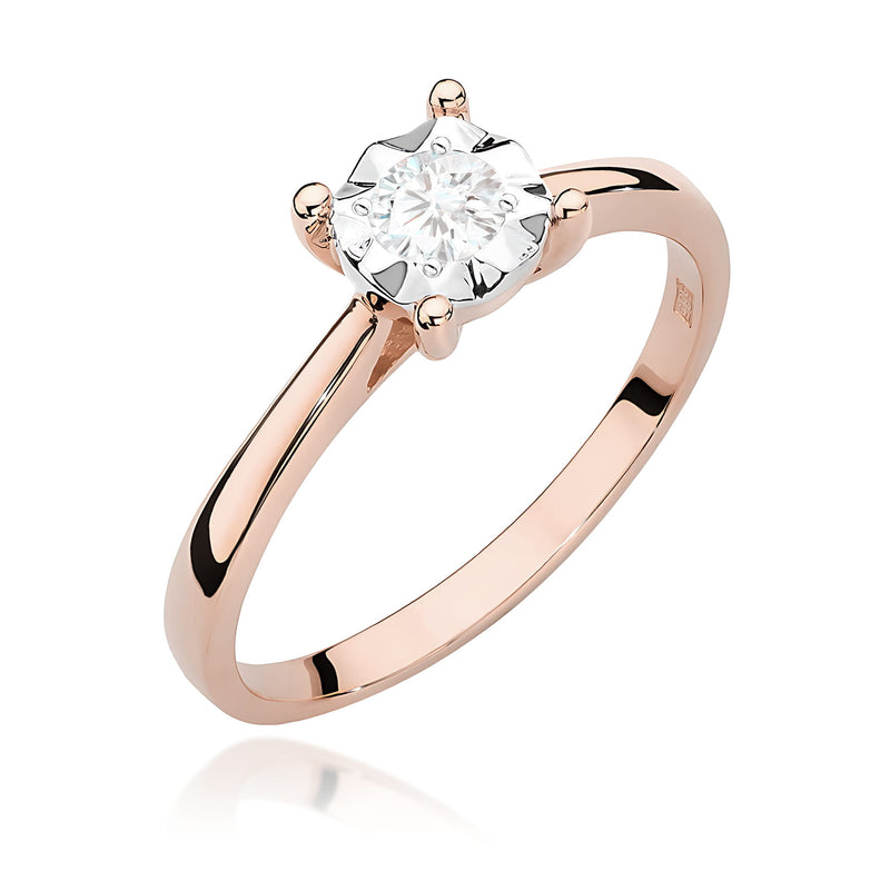 Inel Aur 14K cu Diamant de Laborator 0.20 ct, imaginea 5 din 12