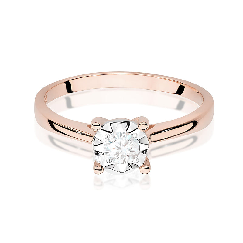 Inel Aur 14K cu Diamant de Laborator 0.20 ct, imaginea 6 din 12