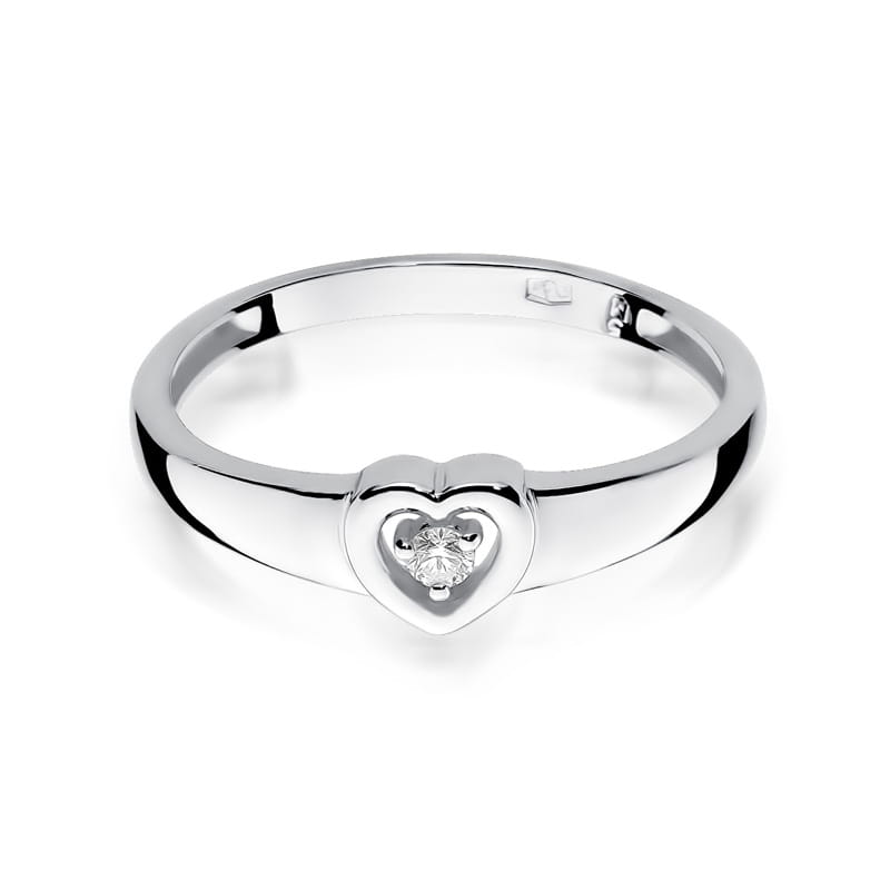 Inel Aur 9K cu Diamant Natural 0.04 ct, imaginea 6 din 8