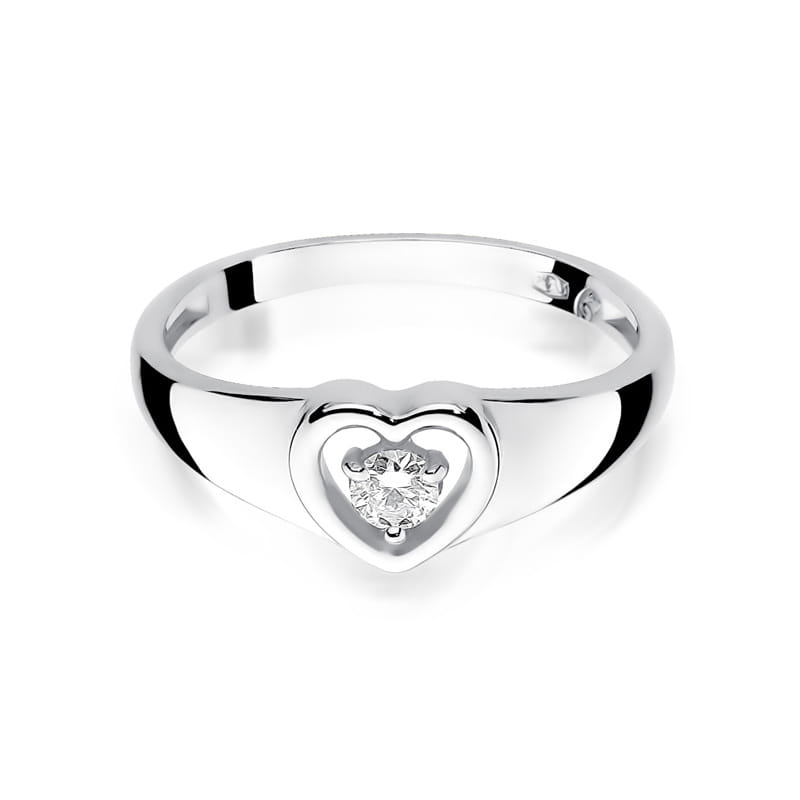 Inel Aur 9K cu Diamant Natural 0.10 ct, imaginea 6 din 8