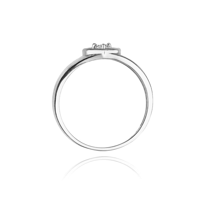 Inel Aur 9K cu Diamant Natural 0.10 ct, imaginea 7 din 8