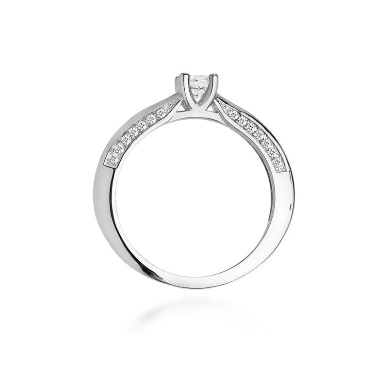 Inel Aur 9K cu Diamante Naturale 0.44 ct, imaginea 7 din 8