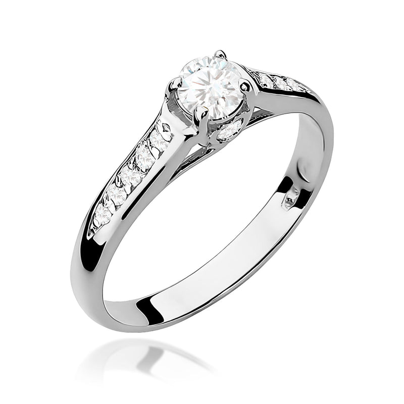 Inel Aur 9K cu Diamante Naturale 0.33 ct, imaginea 5 din 8