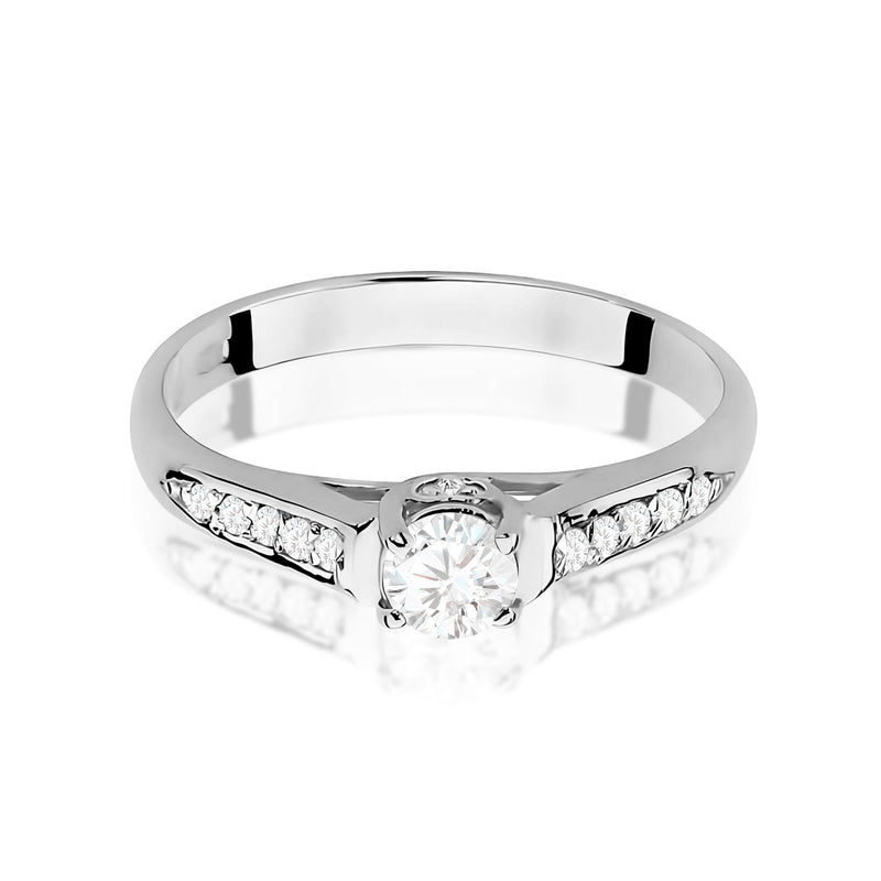 Inel Aur 9K cu Diamante Naturale 0.33 ct, imaginea 6 din 8