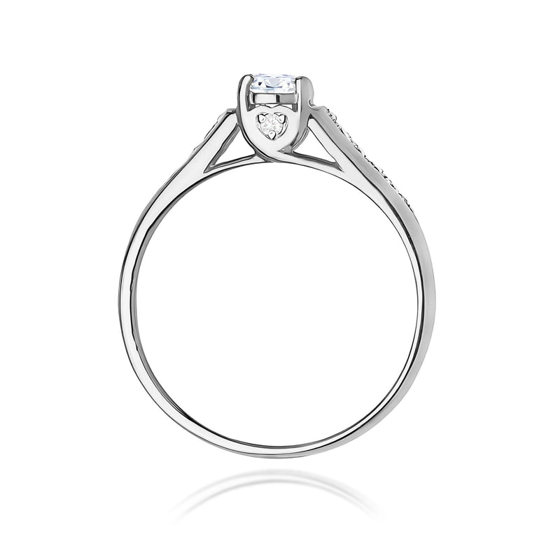 Inel Aur 9K cu Diamante Naturale 0.33 ct, imaginea 7 din 8