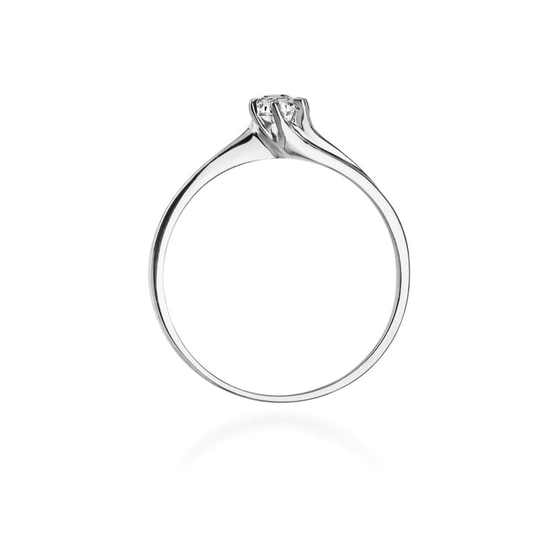Inel Aur 9K cu Diamant Natural 0.10 ct, imaginea 7 din 8