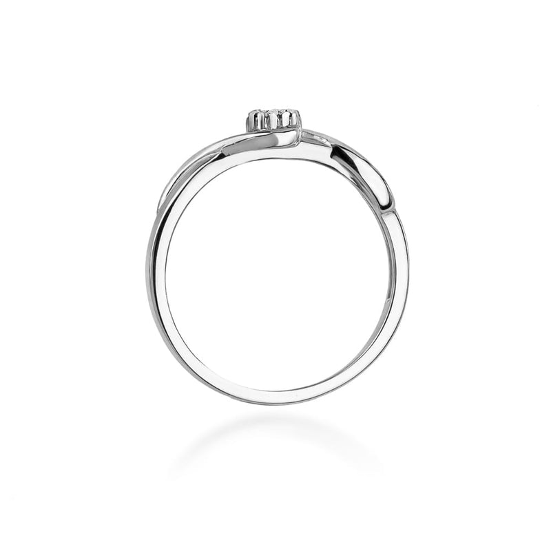 Inel Aur 9K cu Diamante Naturale 0.08 ct, imaginea 7 din 8