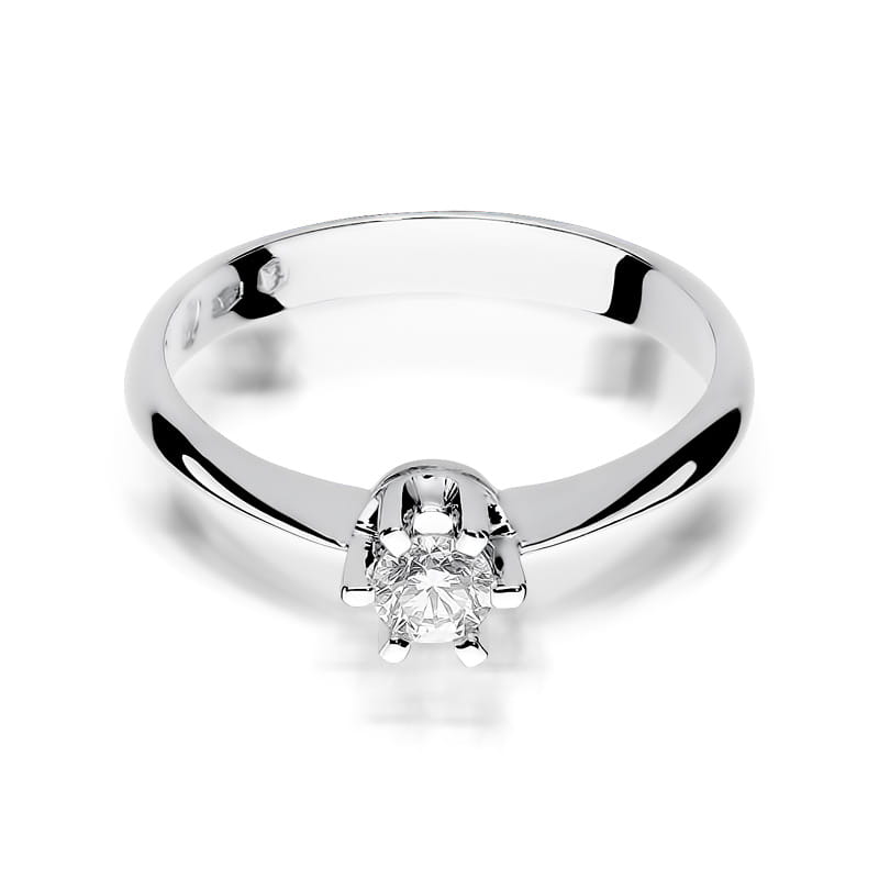 Inel Aur 9K cu Diamant Natural 0.23 ct, imaginea 6 din 8