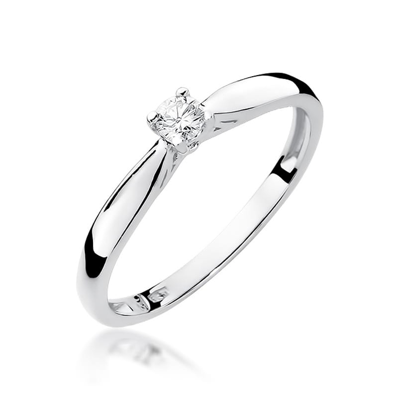 Inel Aur 9K cu Diamant Natural 0.10 ct, imaginea 5 din 8
