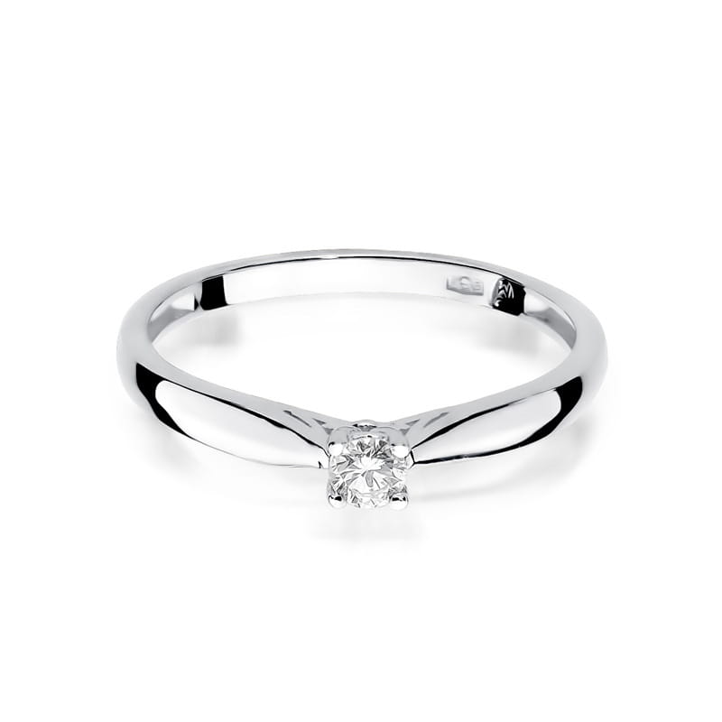 Inel Aur 9K cu Diamant Natural 0.10 ct, imaginea 6 din 8