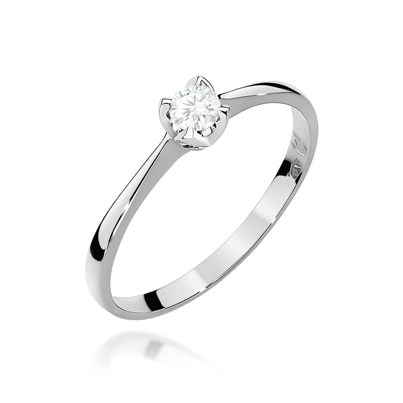 Inel Aur 9K cu Diamant Natural 0.10 ct, imaginea 5 din 8