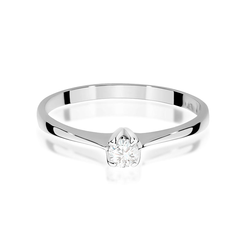 Inel Aur 9K cu Diamant Natural 0.10 ct, imaginea 6 din 8