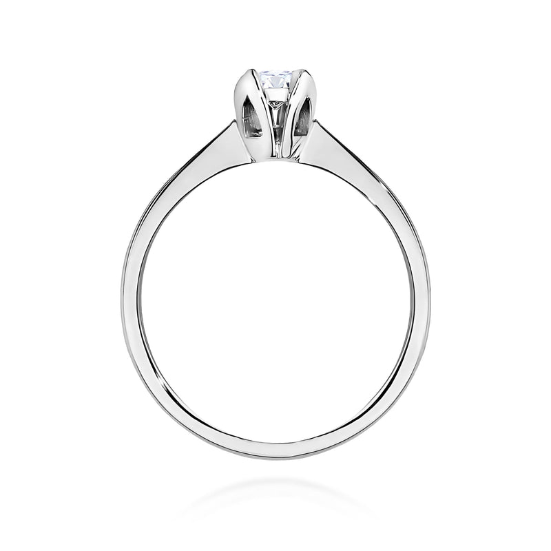 Inel Aur 9K cu Diamant Natural 0.10 ct, imaginea 7 din 8