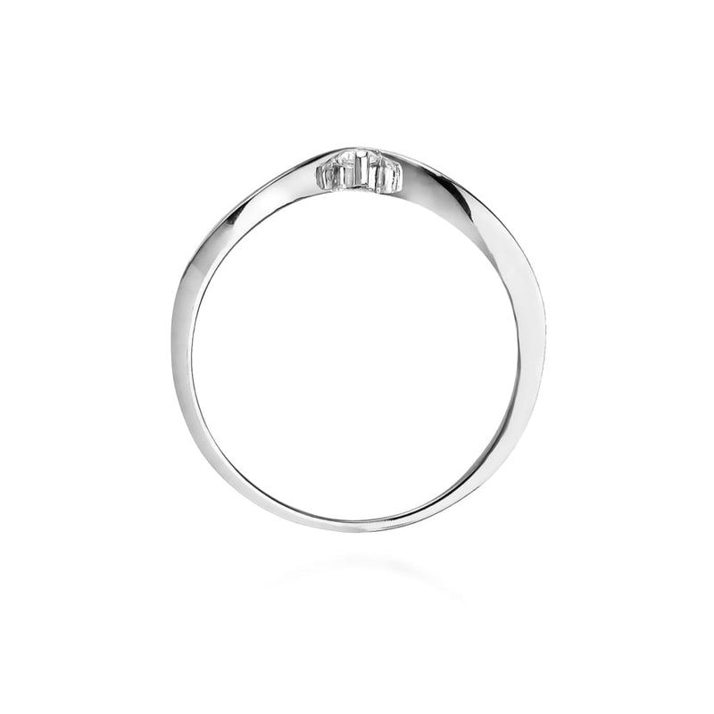 Inel Aur 9K cu Diamant Natural 0.04 ct, imaginea 7 din 8