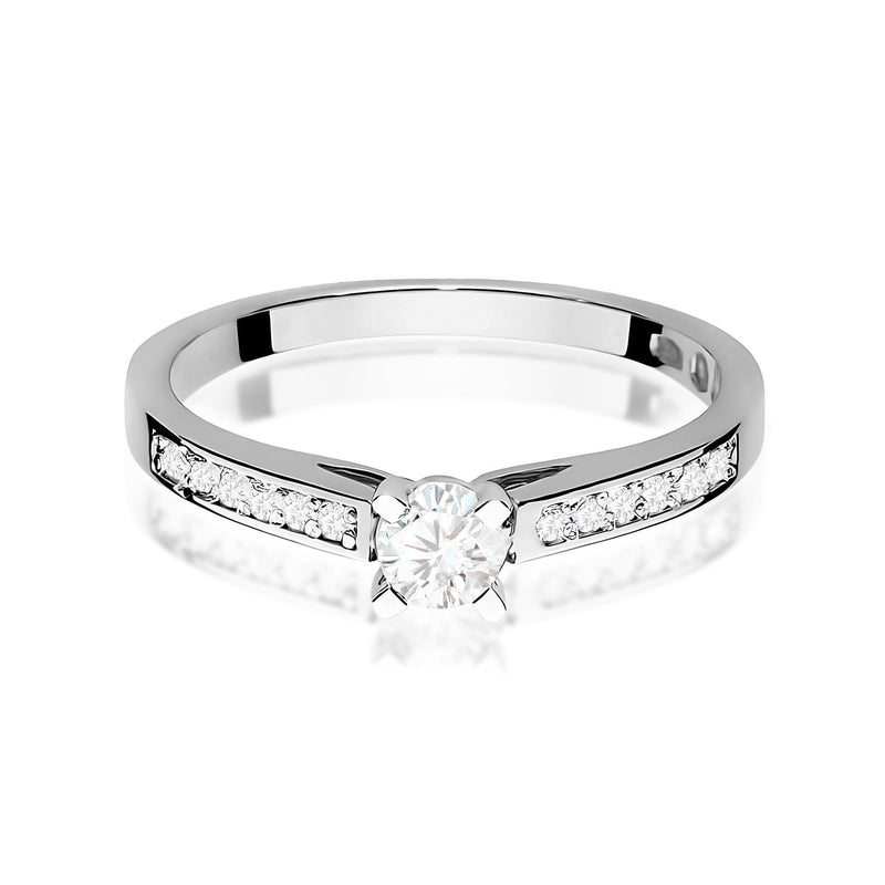 Inel Aur 9K cu Diamante Naturale 0.36 ct, imaginea 6 din 8