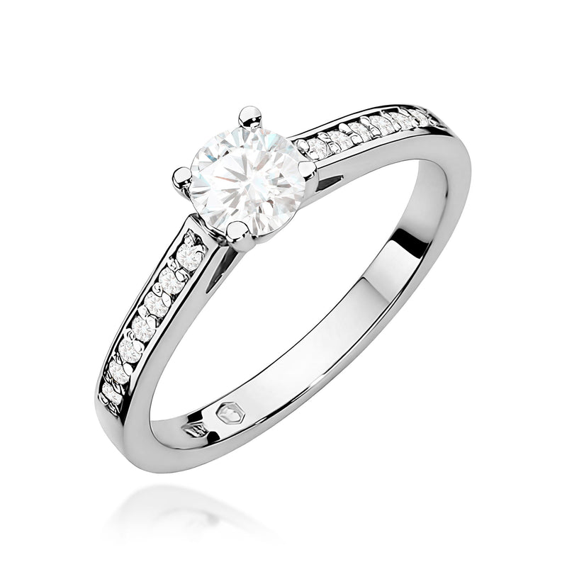 Inel Aur 9K cu Diamante Naturale 0.62 ct, imaginea 5 din 8