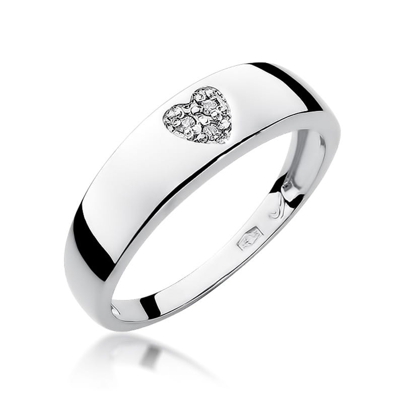 Inel Aur 9K cu Diamante Naturale 0.03 ct, imaginea 5 din 8