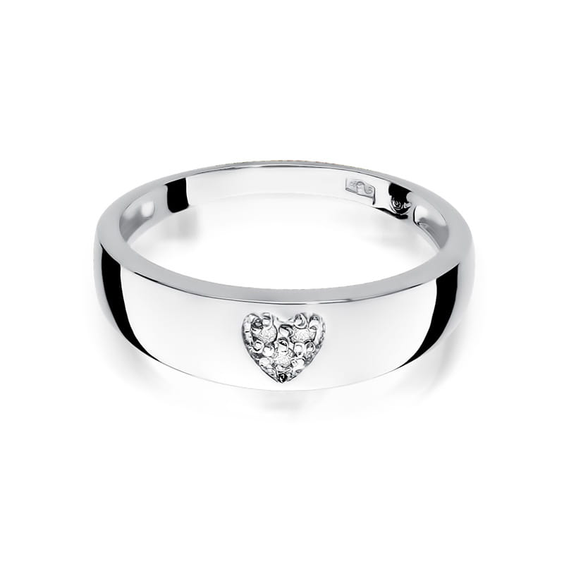 Inel Aur 9K cu Diamante Naturale 0.03 ct, imaginea 6 din 8