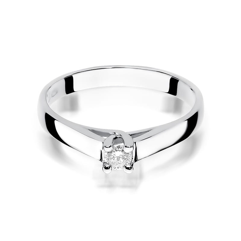 Inel Aur 9K cu Diamant Natural 0.10 ct, imaginea 6 din 8