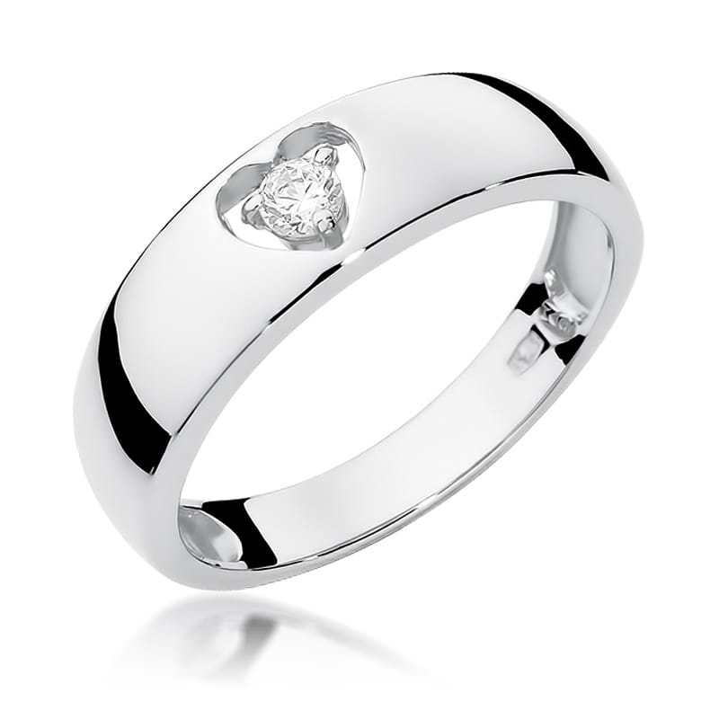 Inel Aur 9K cu Diamant Natural 0.10 ct, imaginea 5 din 8