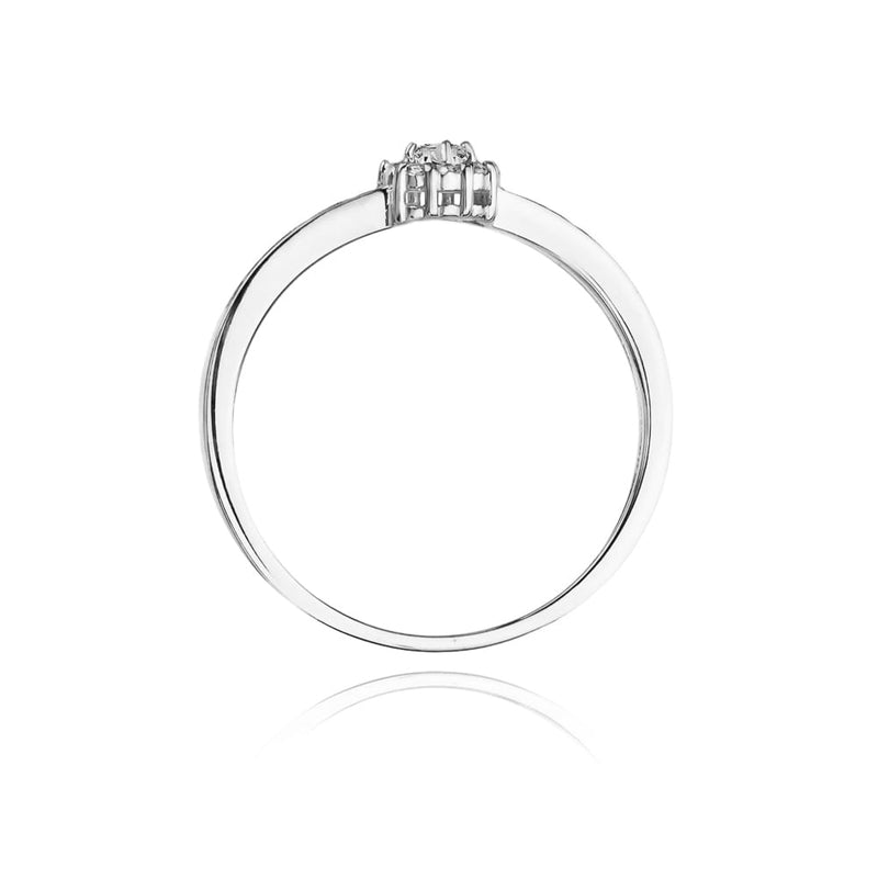 Inel Aur 9K cu Diamante Naturale 0.09 ct, imaginea 7 din 8