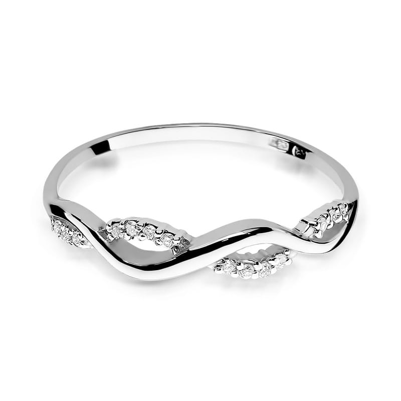 Inel Aur 9K cu Diamante Naturale 0.07 ct, imaginea 6 din 8
