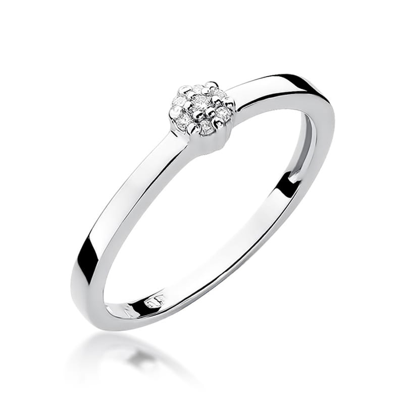 Inel Aur 9K cu Diamante Naturale 0.04 ct, imaginea 5 din 8