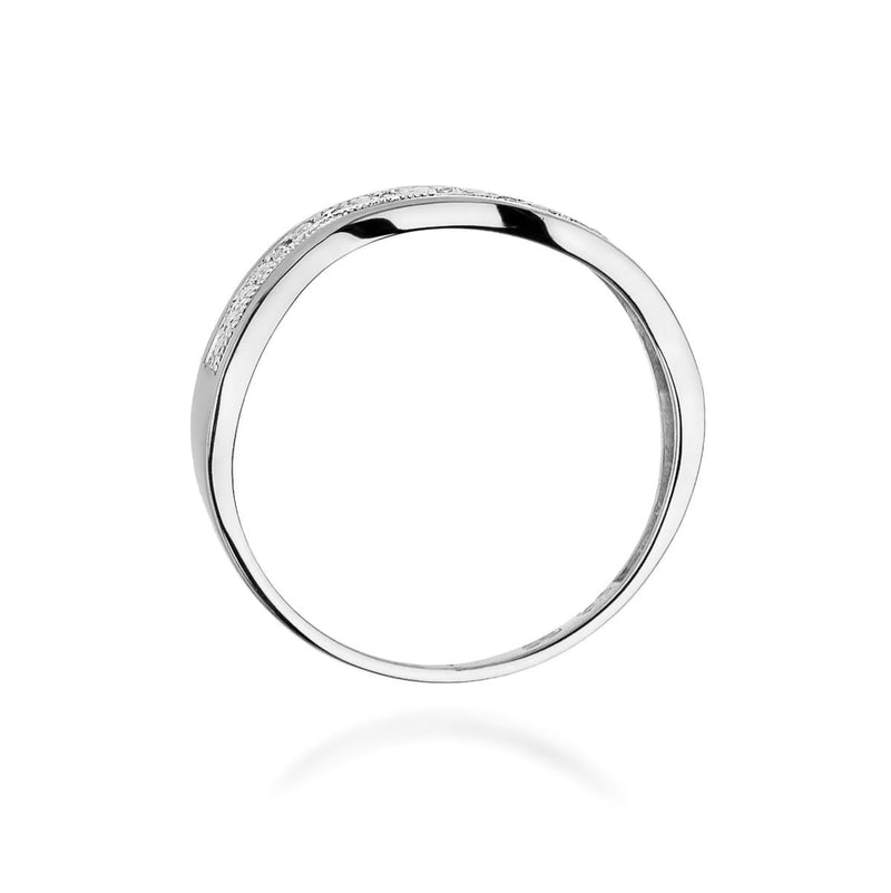 Inel Aur 9K cu Diamante Naturale 0.06 ct, imaginea 7 din 8