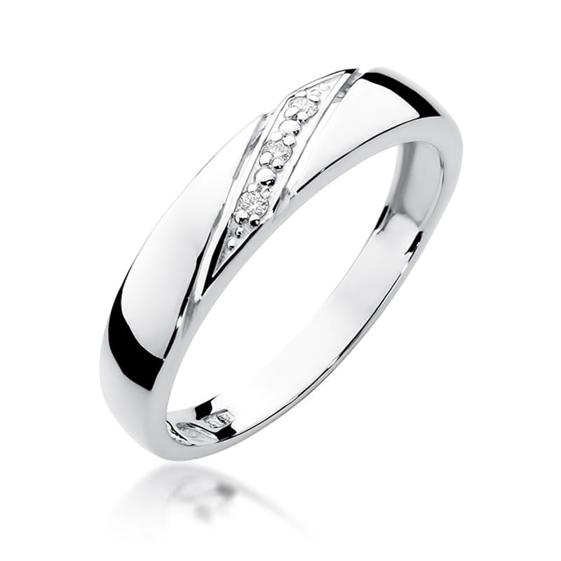 Inel Aur 9K cu Diamante Naturale 0.02 ct, imaginea 5 din 8